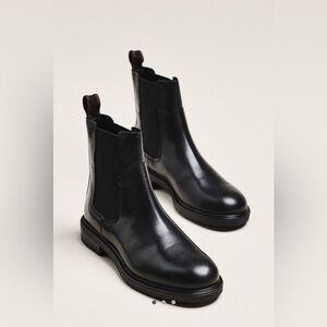 Vagabond Black Combat & Moto Boots